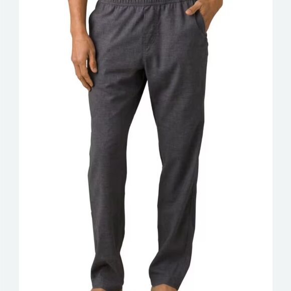 PRANA Vaha E-Waist Pants Men's Gray Pants size large - Picture 1 of 9